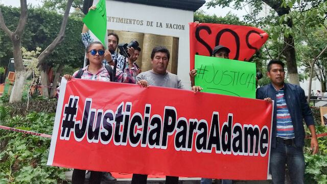 Protesta por homicidio de Salvador Adame.