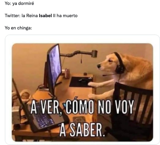 Memes sobre la muerte de la reina Isabel II