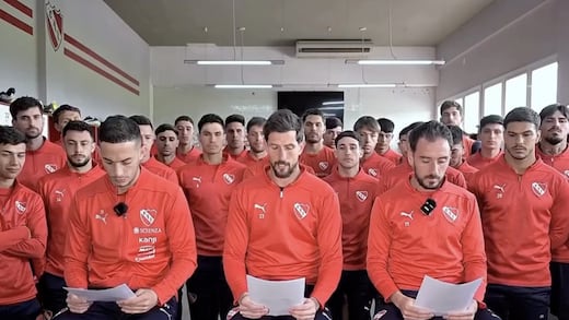 “Acá perdió el futbol”: Jugadores de Independiente sorprenden con mensaje en redes tras descalificación de la Copa Sudamericana