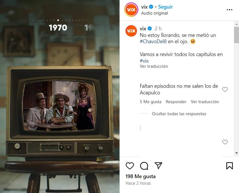El Chavo del 8 causa quejas entre sus fans por culpa de Vix