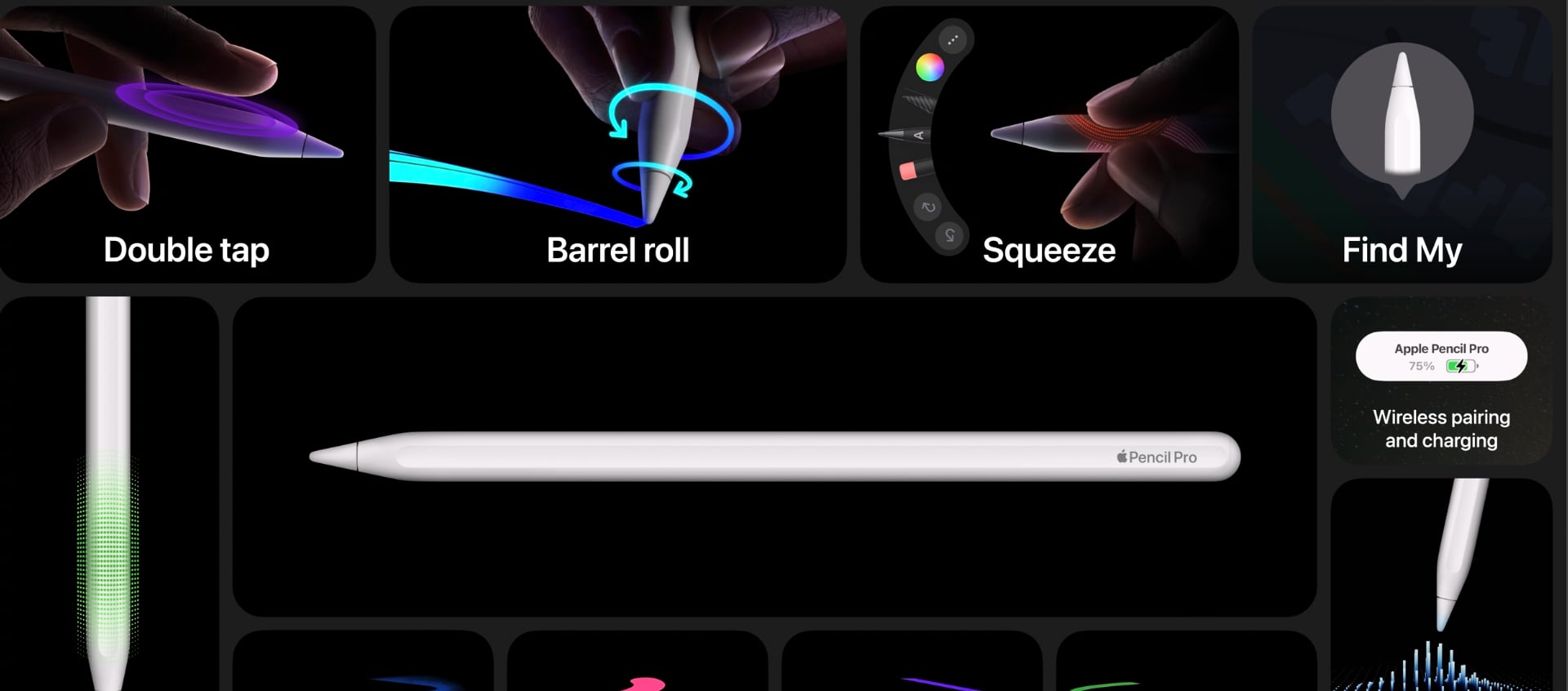 Apple Pencil Pro cierra las presentaciones de Apple Event 2024