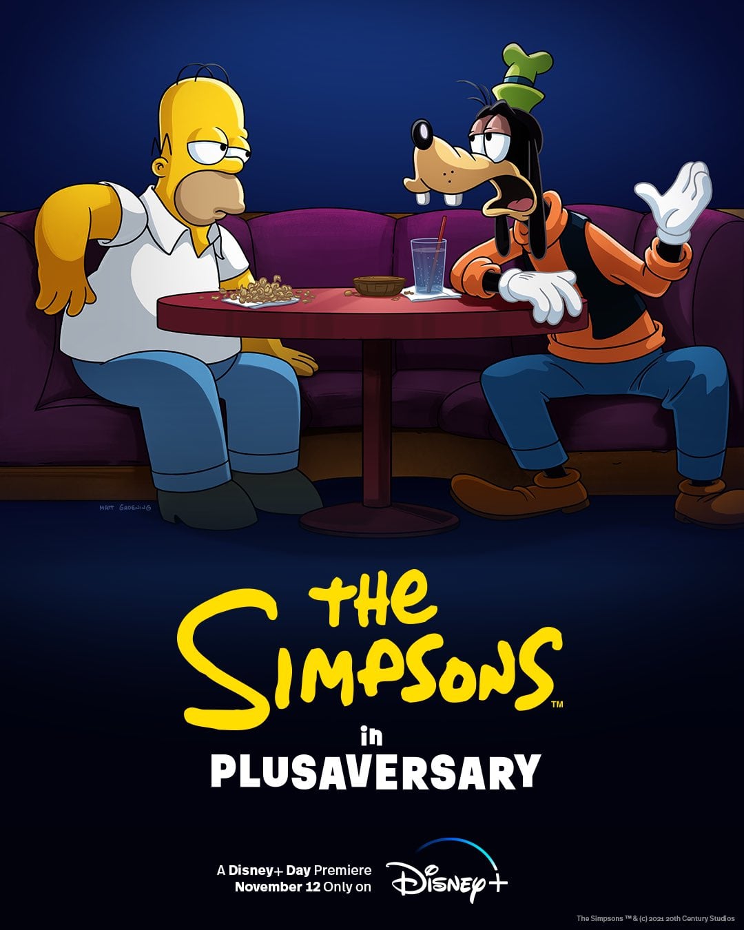 Los Simpson y Goofy