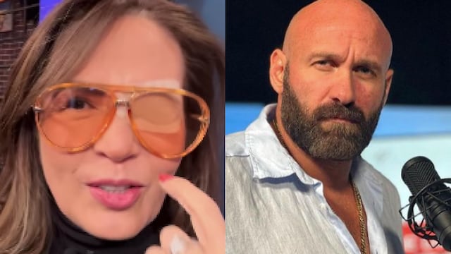 Yolanda Andrade de pleito con Pedro Ferriz Hijar