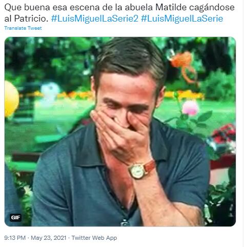 Meme 'Luis Miguel, la serie'.