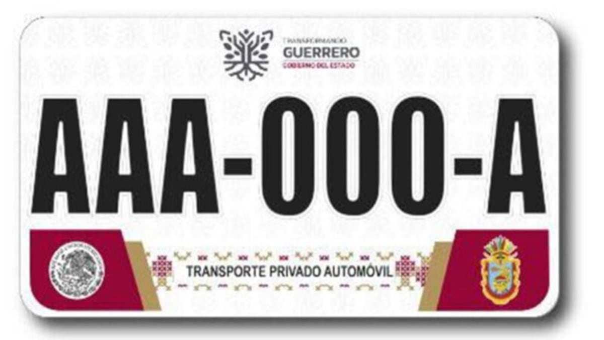 Diseños de placas en México