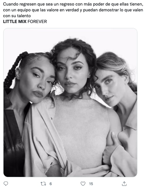 Reacciones al descanso de Little Mix