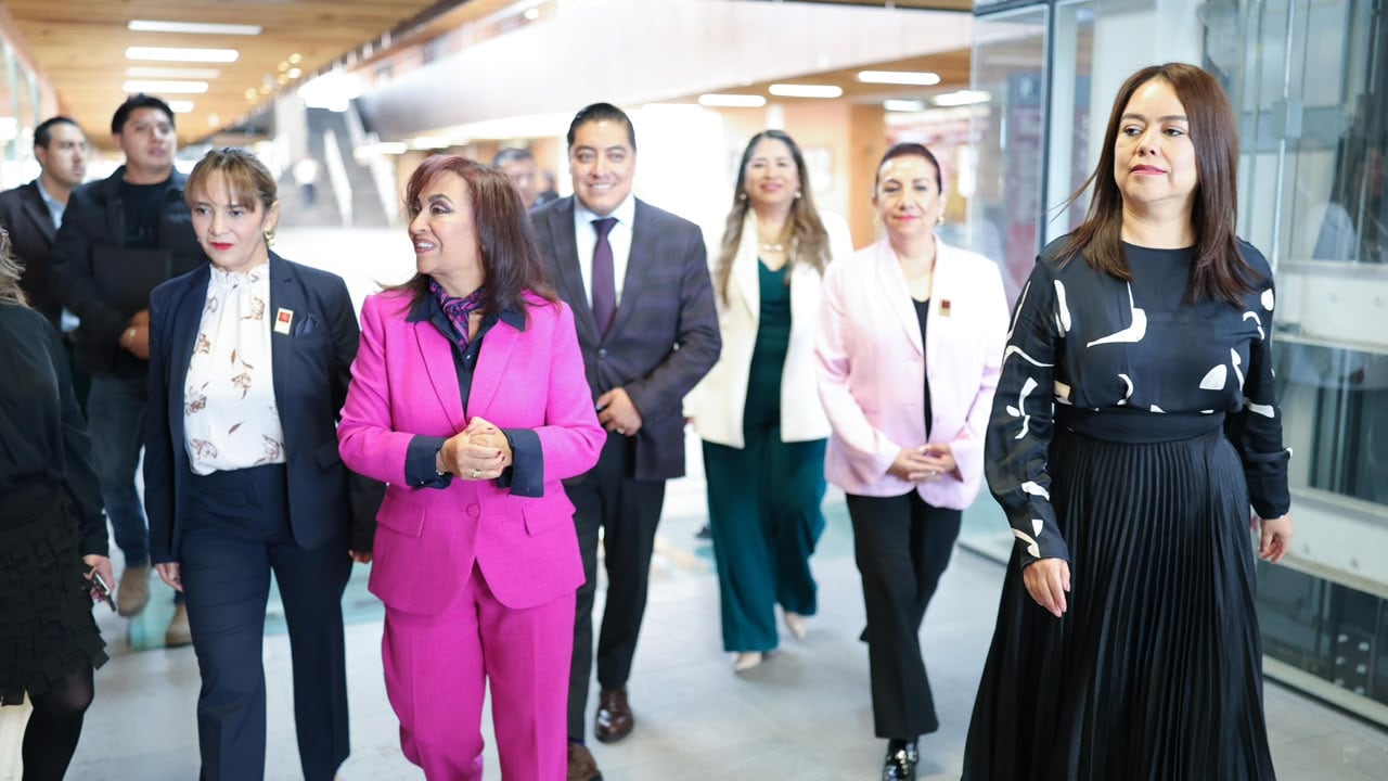Lorena Cuéllar supervisa avance de nuevas Salas de Oralidad del TSJE en Tlaxcala