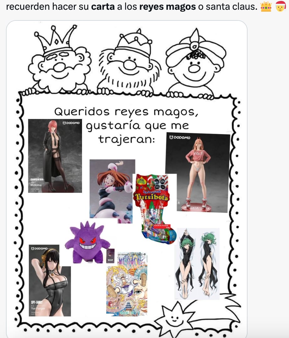 Memes de la carta a los Reyes Magos