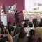 María Elena Ríos irrumpió en evento de Claudia Sheinbaum en Oaxaca; esto dijo contra Salomón Jara