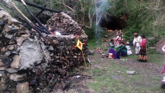 Santuario Wixárika quemado