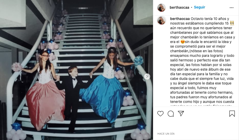 Octavio Ocaña fue chambelán de sus hermanas