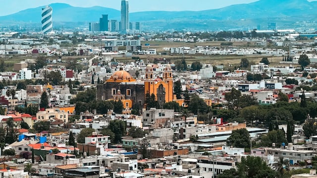 Vista panorámica de San Andrés Cholula