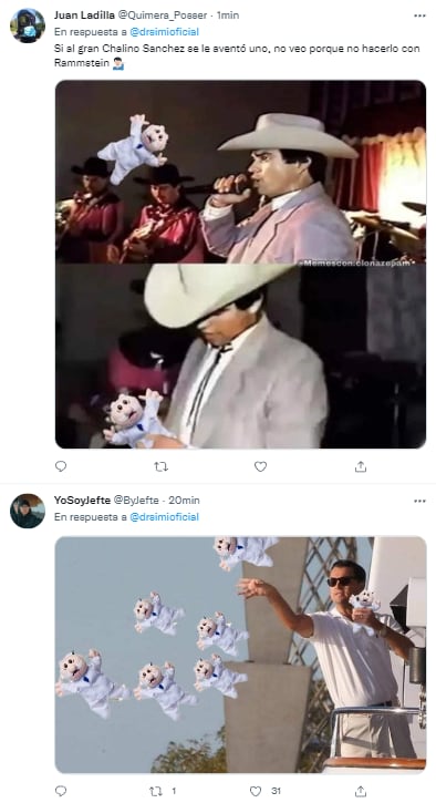 Memes por el anuncio del Dr. Simi diciendo que irá al concierto de Rammstein