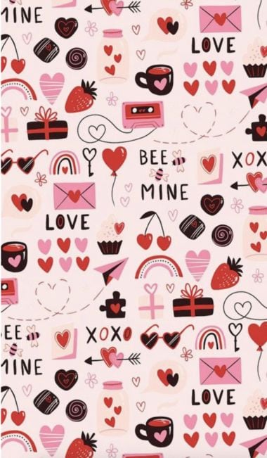 Fondo de pantalla de collage de San Valentín
