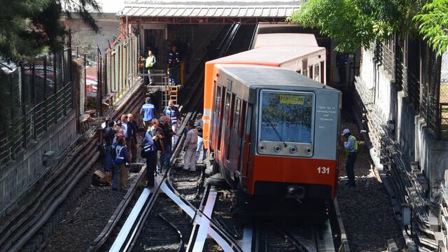 Descarrilamiento en Metro Politécnico. Daños por 12 mdp