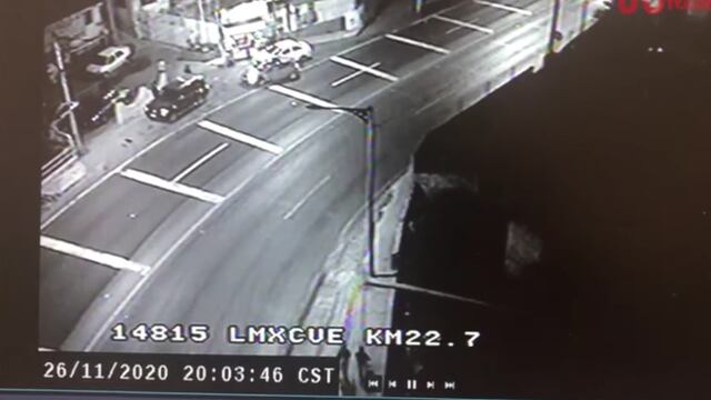 Imágenes del encuentro del empresario y los agresores