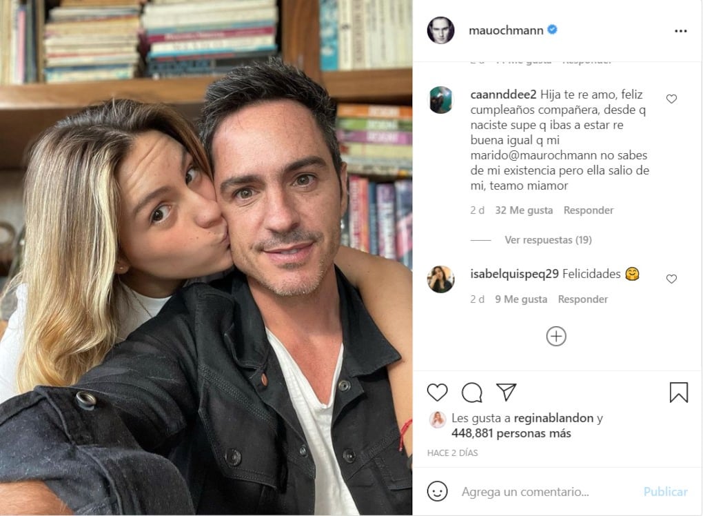 Publicación de Mauricio Ochmann en Instagram