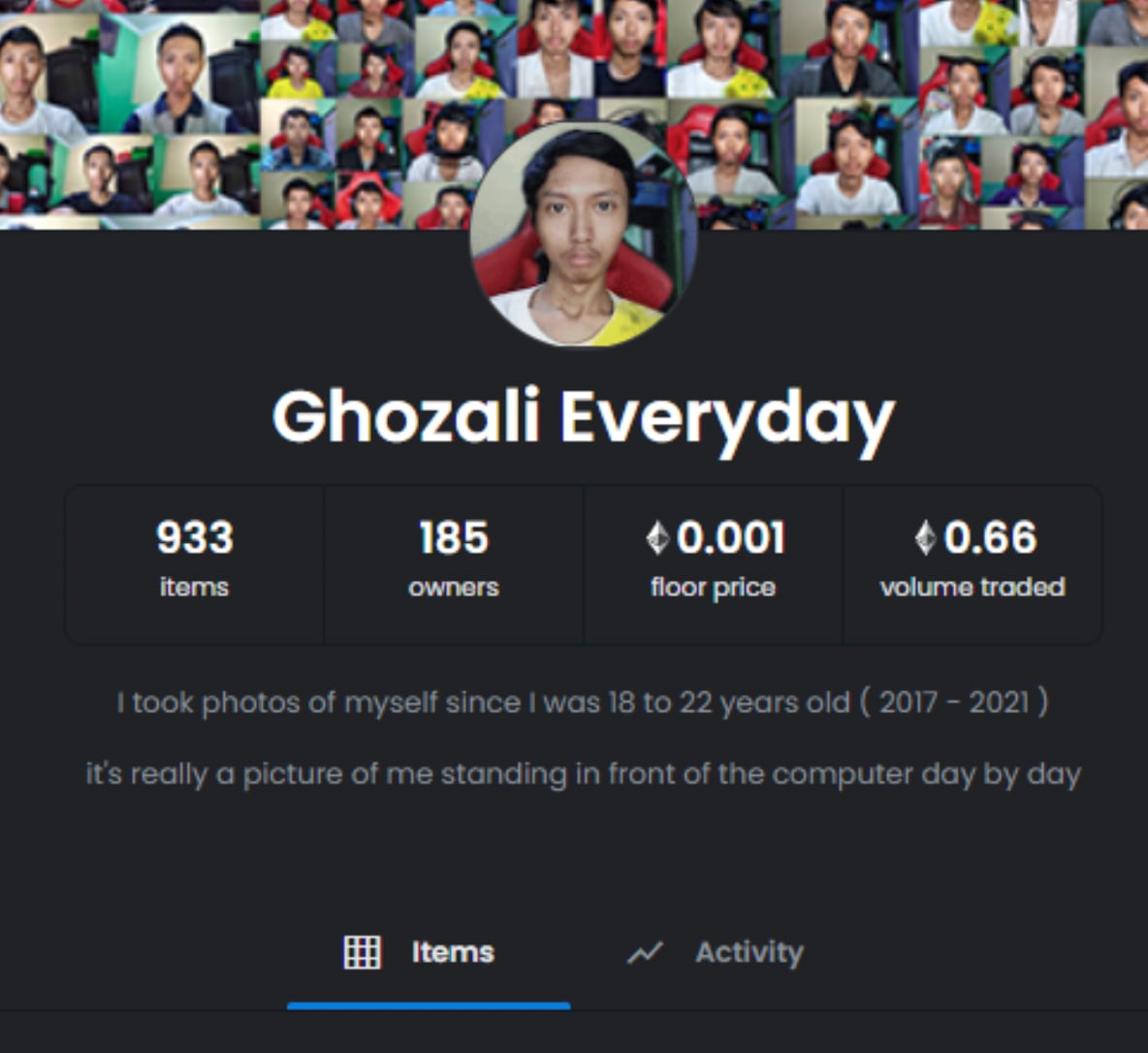 Vende sus selfies como NFT