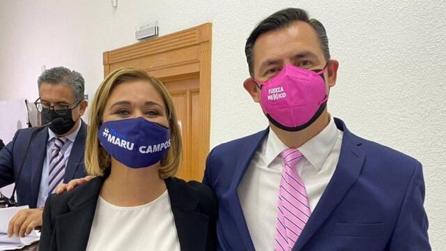 Maru Campos y Alejandro Díaz Villalobos