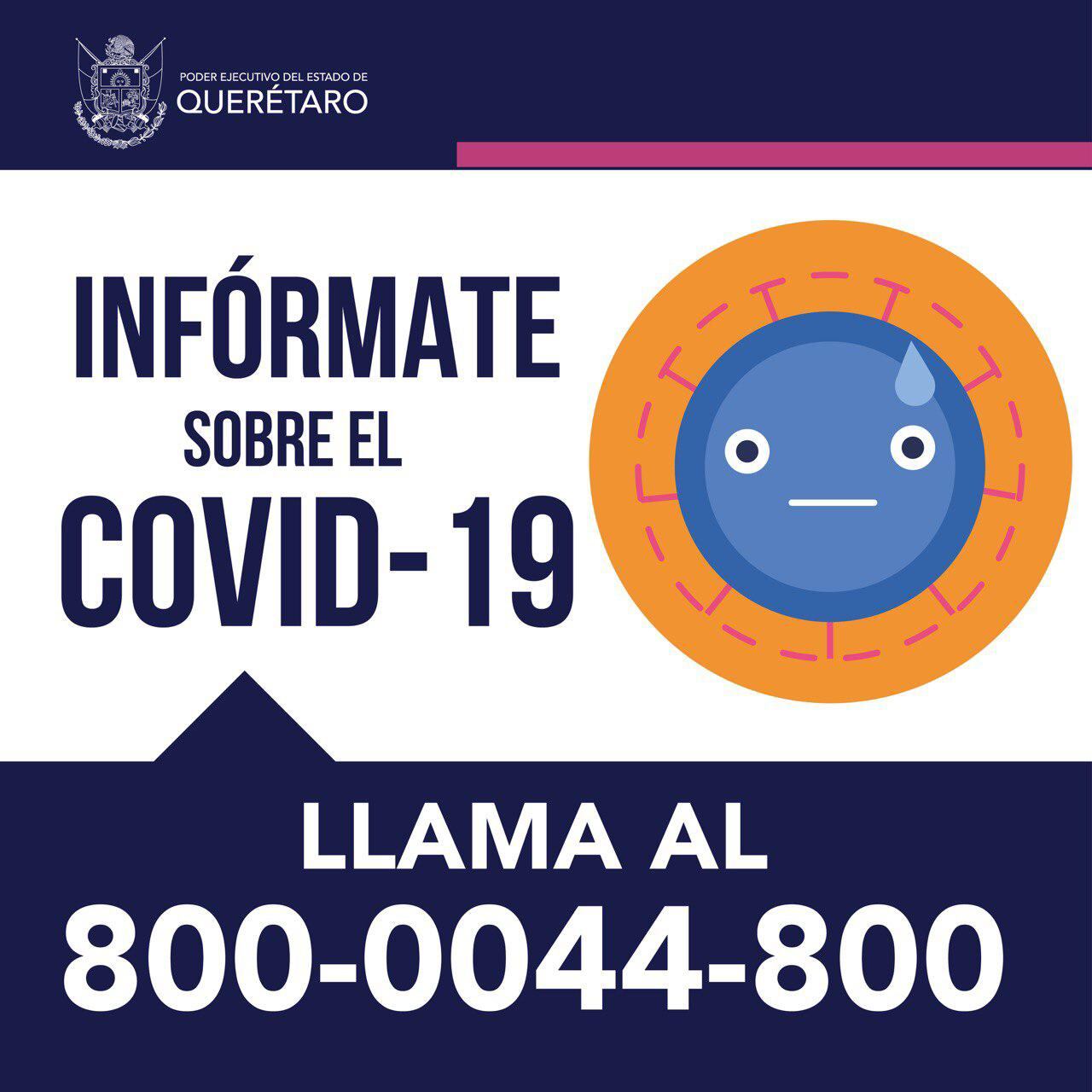 La autoridad informa en el 800-044-800.
