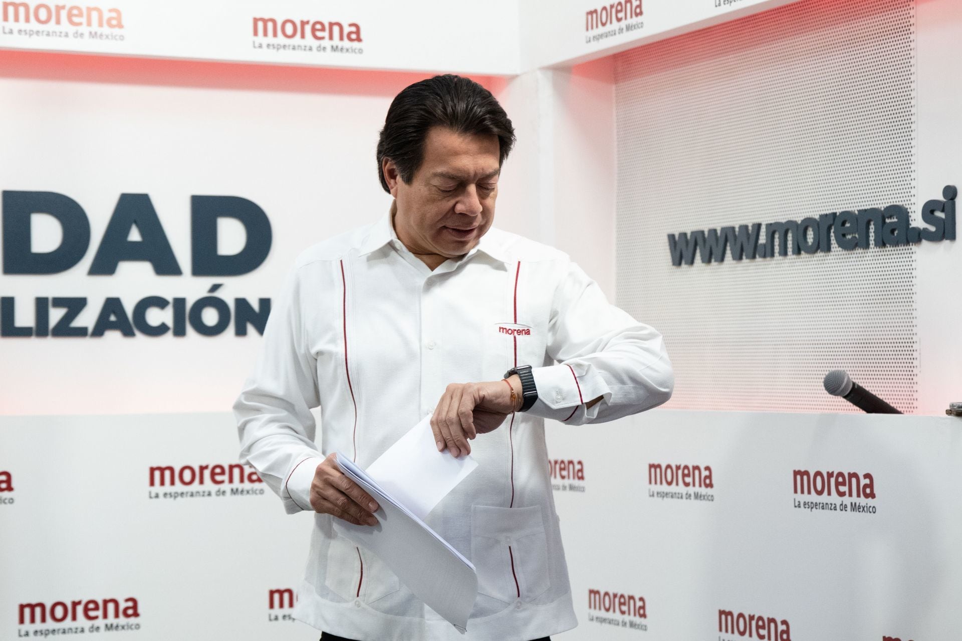 Mario Delgado, dirigente de Morena