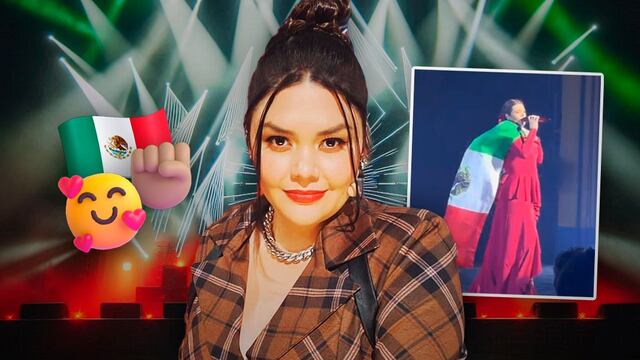 Yuridia defiende bandera mexicana