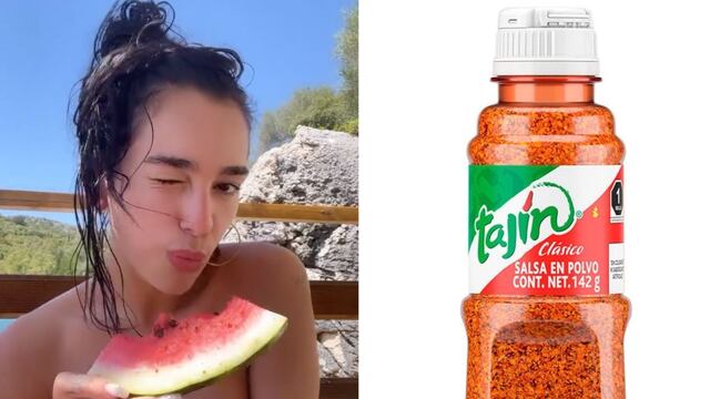 VIDEO: Dua Lipa nos enseña cómo se come sandía con chile tajín