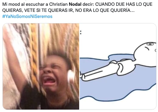 Memes 'Ya no somos ni seremos' de Christian Nodal