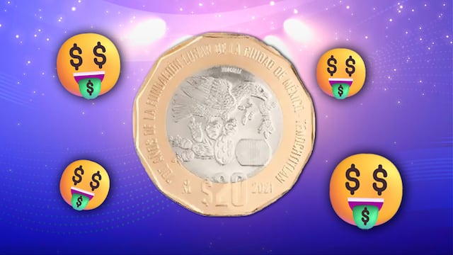 Especial moneda de 20 pesos vale hasta 3 millones por curiosas características