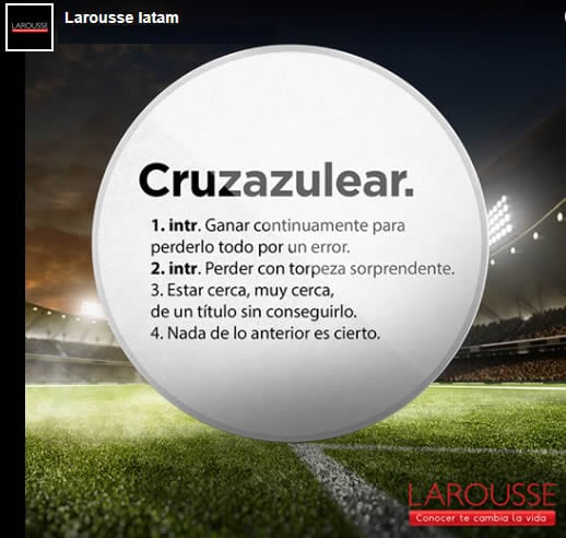 "Cruzazulear"