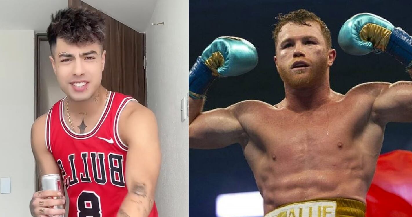 Naim Darrechi reta al Canelo Álvarez a golpes en TikTok
