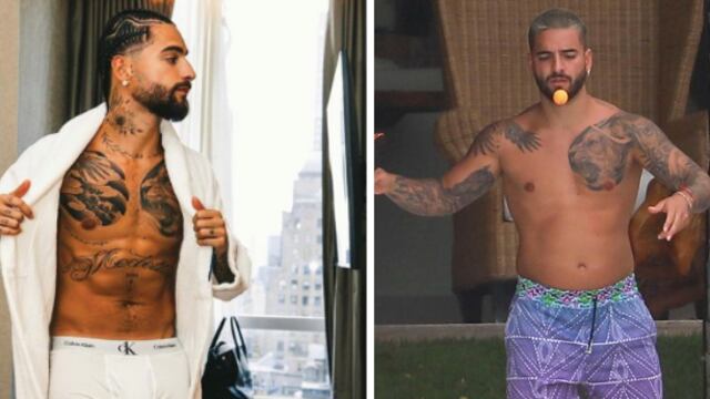 Maluma gusta más con pancita