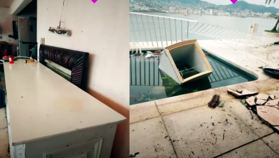 Así quedó la casa de Talina Fernández