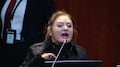 Claudia Anaya acusa a Morena de usar los víveres donados por la Cámara de Senadores como suyos