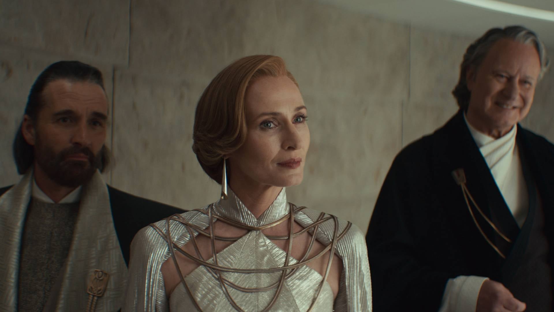Genevieve O’Reilly como Mon Mothma en Andor Temporada 2