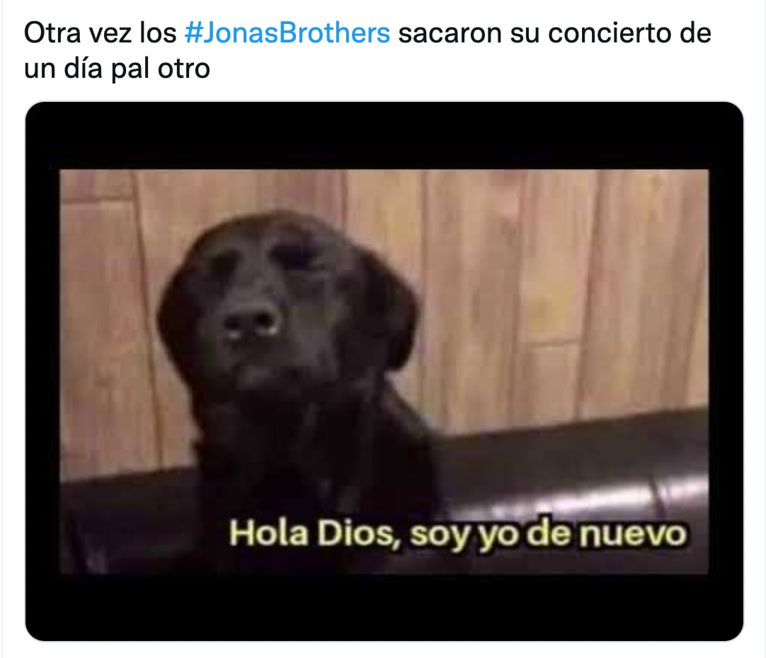 Meme por el regreso de Jonas Brothers