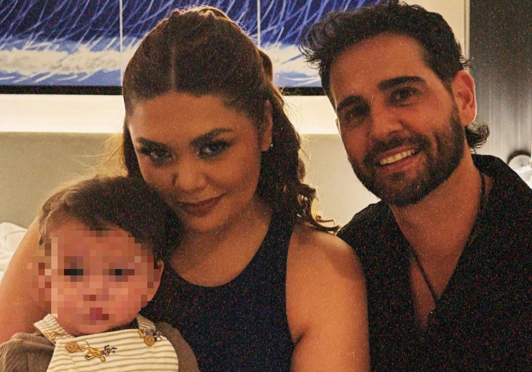Yuridia, Matías Aranda y su bebé Benicio