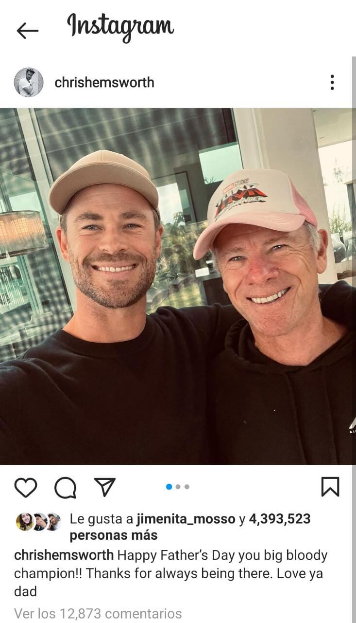 Publicación de Instagram