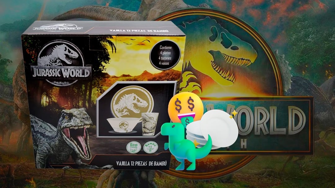 Vajilla de Jurassic World Rebirth: Precio de la colección que puedes comprar en Chedraui aprovechando Hot Sale 2025
