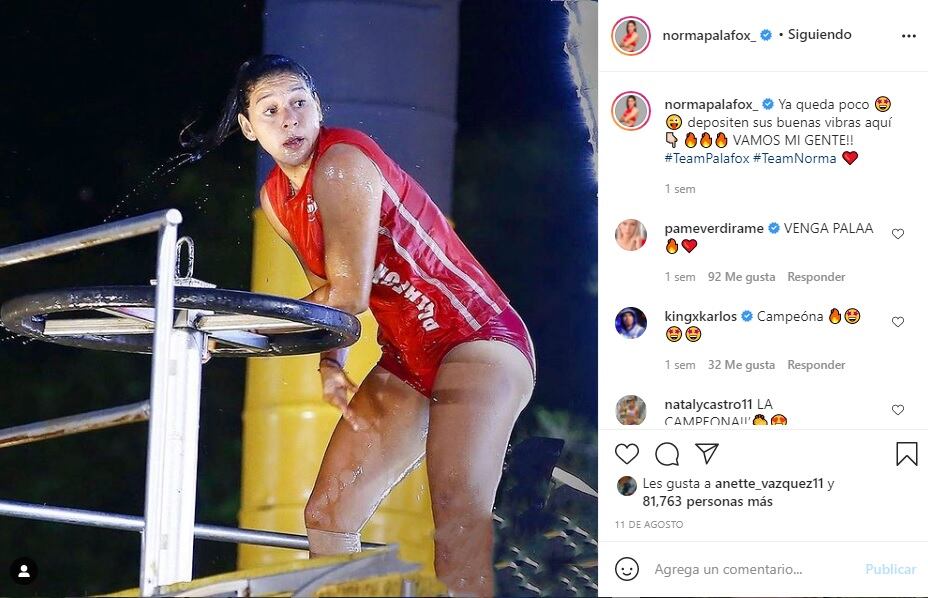 Norma Palafox en el Exatlón Estados Unidos