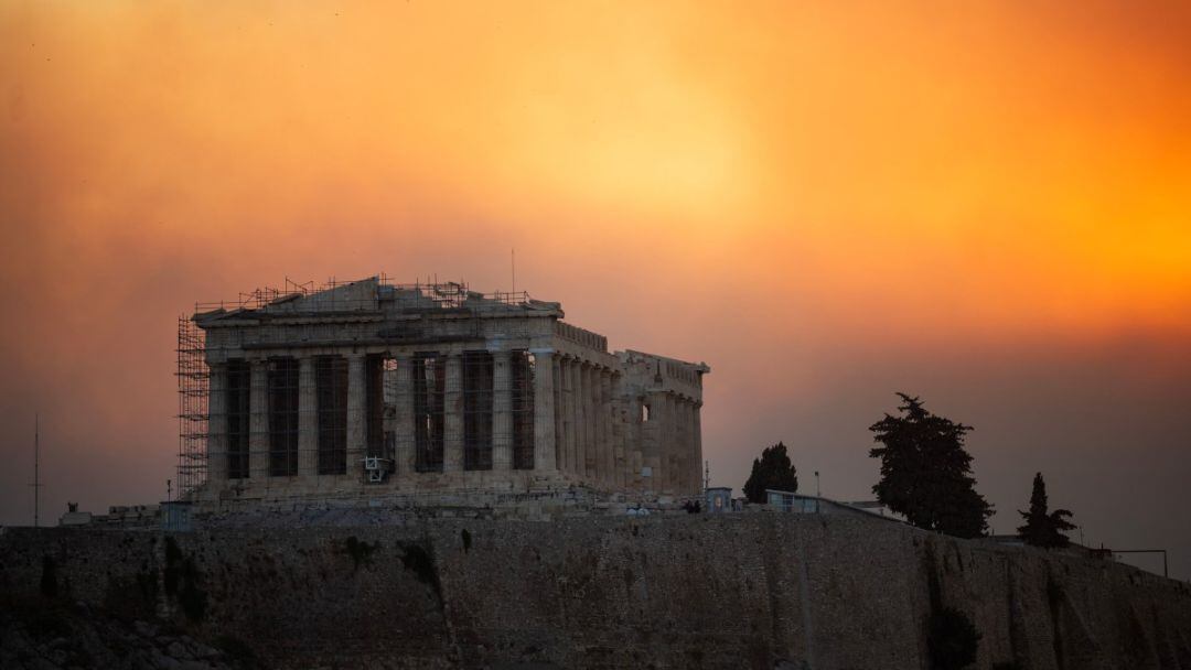 Fotos de incendio en Grecia