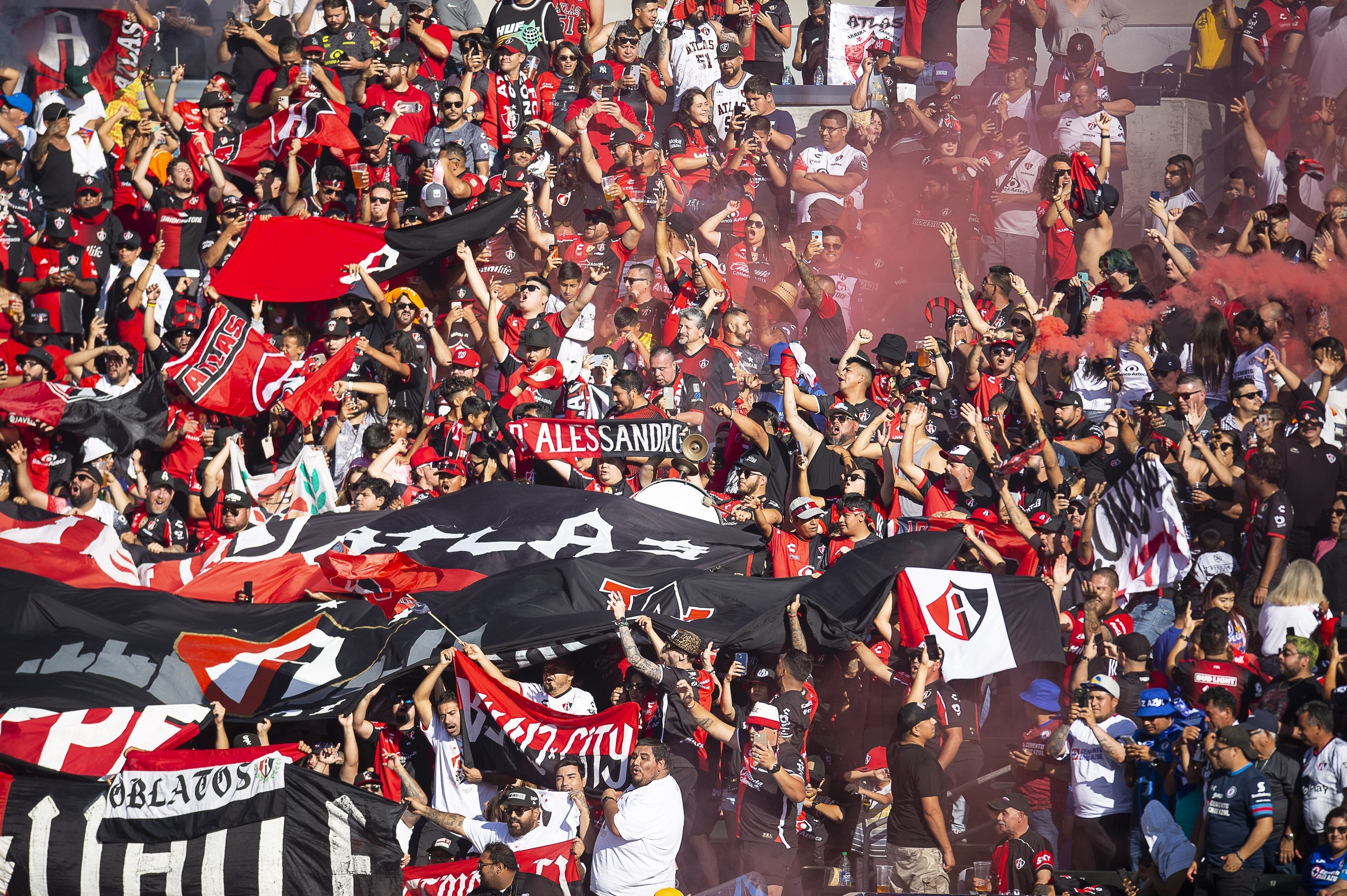 El Atlas FC y Cruz Azul lo empatan al medio tiempo 1 a 1.