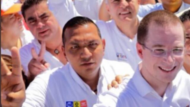 Juan Carlos Brito Román con Ricardo Anaya/ Twitter