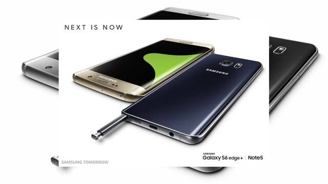 Samsung sorprende de nuevo con sus Galaxy S6 Edge+ y Note 5