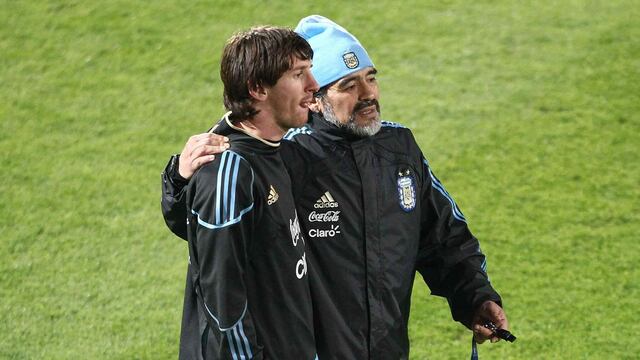 Messi y Maradona