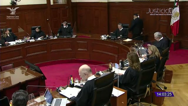 Sesión de la SCJN del 22 de noviembre