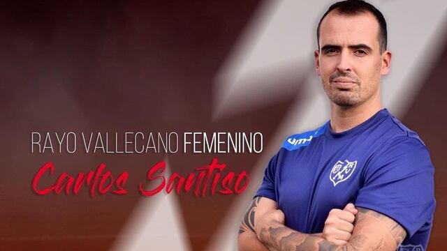 Carlos Santiso, DT del Rayo Vallecano Femenil