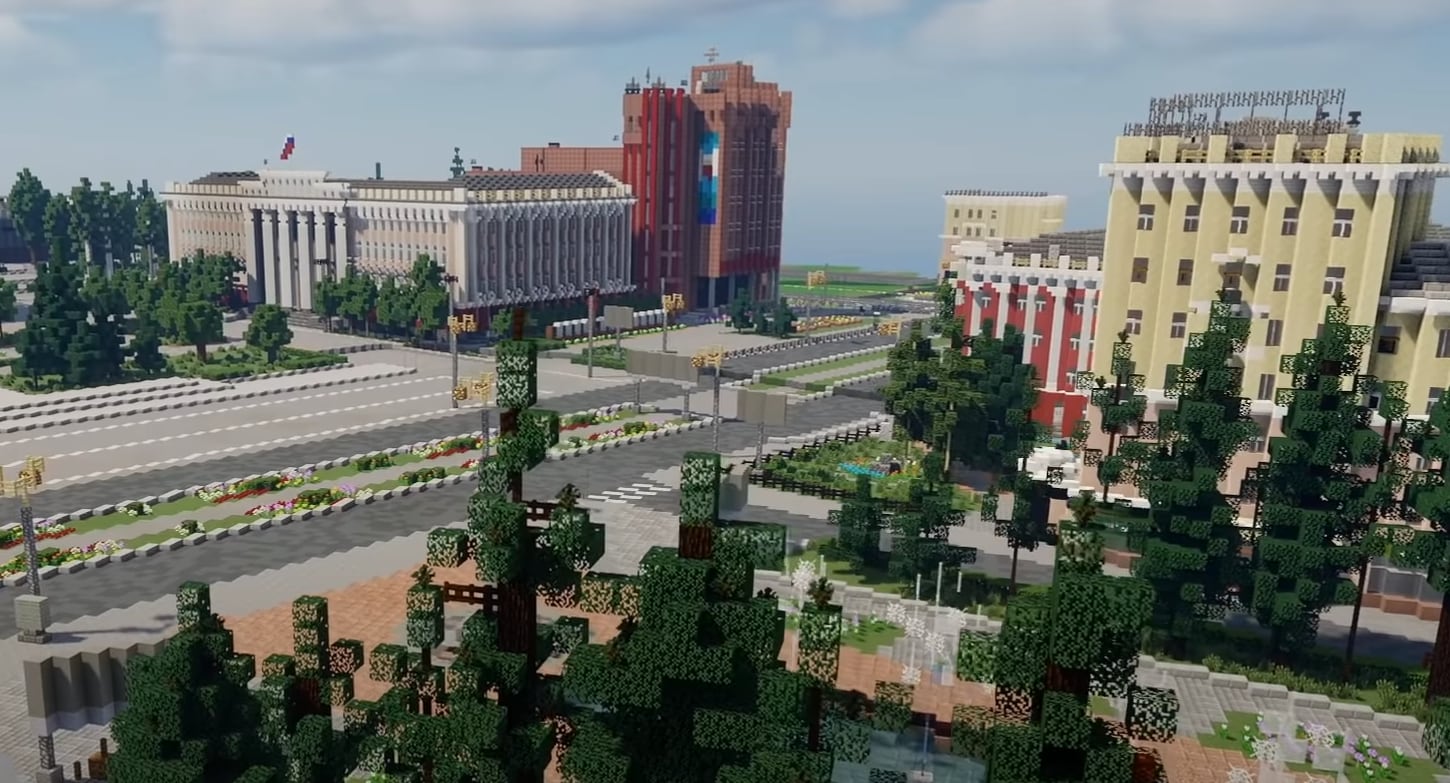 Minecraft: Rusia a escala 1:1