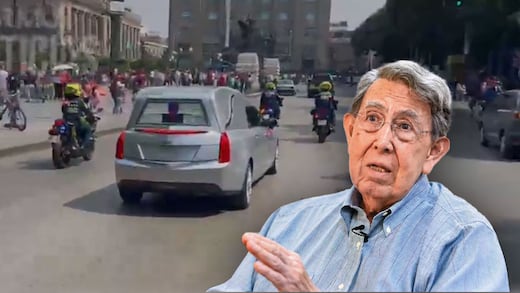 Cuauhtémoc Cárdenas llega a Bellas Artes para su último homenaje