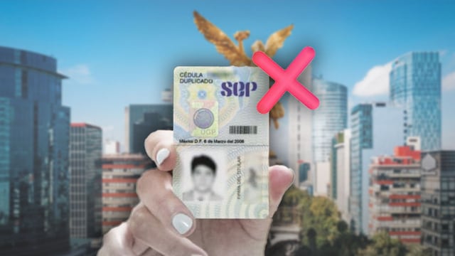 Cédula profesional ya no se aceptará como identificación oficial